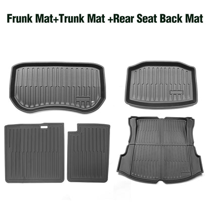 60%OFF 5PCS Set Tesla Model 3 3D Floor Mats Waterproof Frunk Trunk Full Set Mats For All Weather