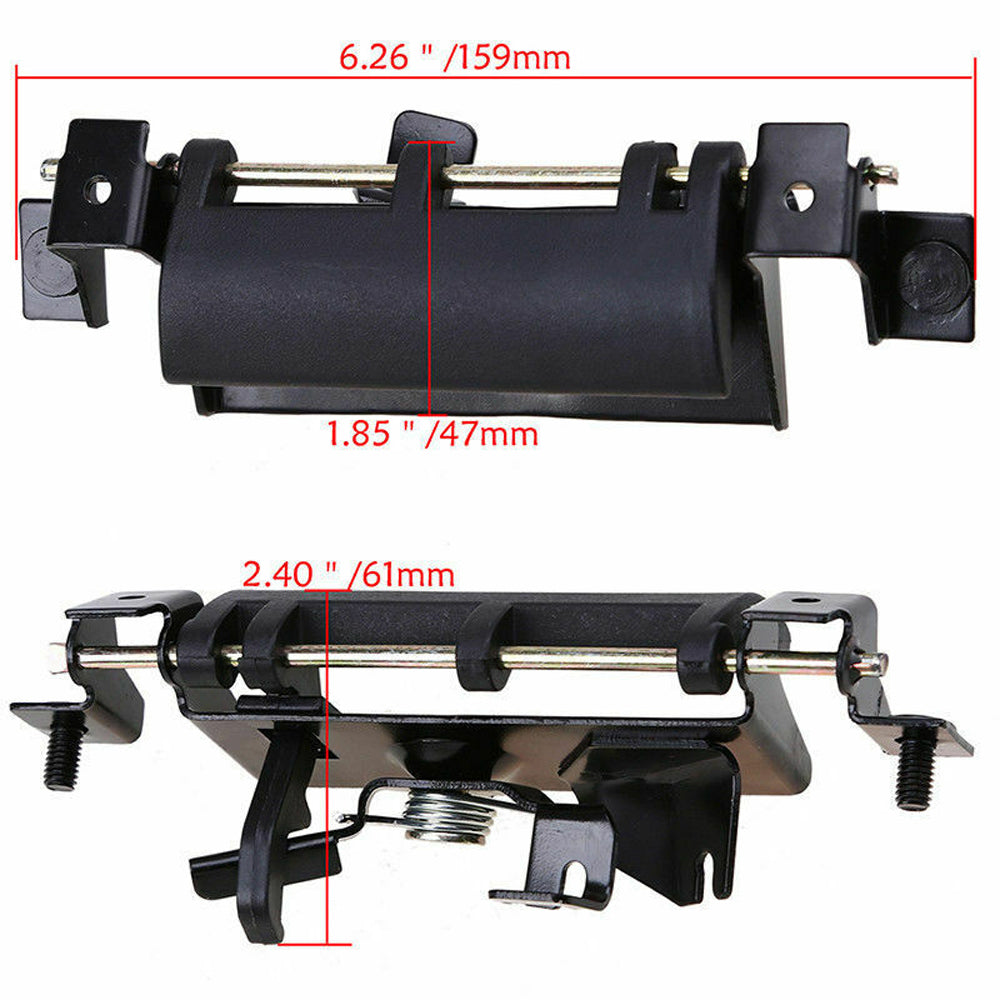 Exterior Handle for 1998-2003 Toyota Sienna Rear Outside Door Handle Fits 2001-2007 Toyota Sequoia Metal Black 690900C080