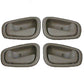Interior Door Handles Front Rear Left Right Driver Passenger Side Fit 1998-2002 Toyota Corolla GEO Prizm Manual Lock Inside Door Handle-4pcs