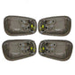 Interior Door Handles Front Rear Left Right Driver Passenger Side Fit 1998-2002 Toyota Corolla GEO Prizm Manual Lock Inside Door Handle-4pcs
