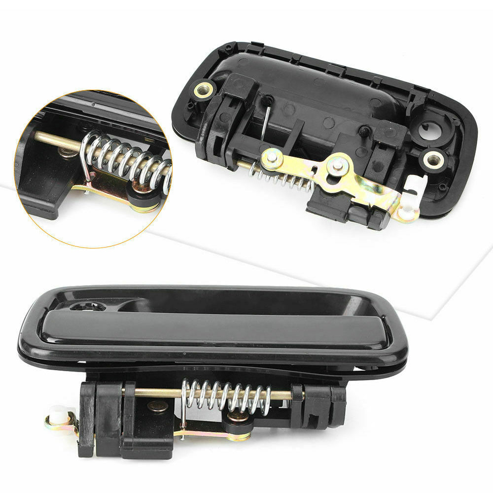 Exterior Door Handle for 1995-2004 Toyota Tacoma Outer  Front Left  Side Door Handle Black -2 Pcs 69220-35020 69210-35020