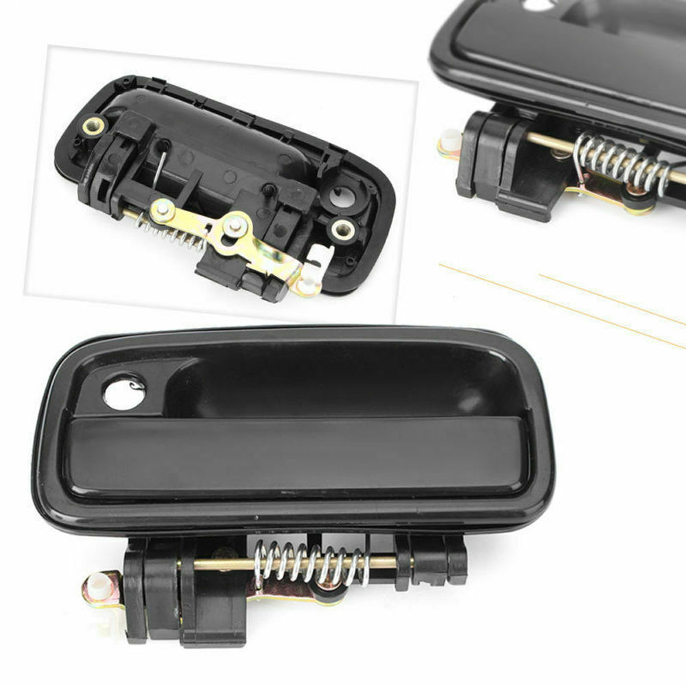Exterior Door Handle for 1995-2004 Toyota Tacoma Outer  Front Left  Side Door Handle Black -2 Pcs 69220-35020 69210-35020