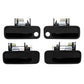 Set of 4 Exterior Door Handle for 1997-2001 Toyota Camry Front Rear Black 69220-AA010