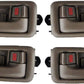 4pcs Exterior + 4pcs Interior Door Handles Fit 1997 1998 1999 2000 2001 Toyota Camry Front/Rear Driver and Passenger Side Door Handle, Replace 69220-AA010 (Inside and OutSide Car Door Handle)