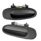 Exterior Door Handles for 1993-1997 Toyota Corolla Prizm Outer Front Rear Door Handle Outside Black-4 Pcs 69230-12140