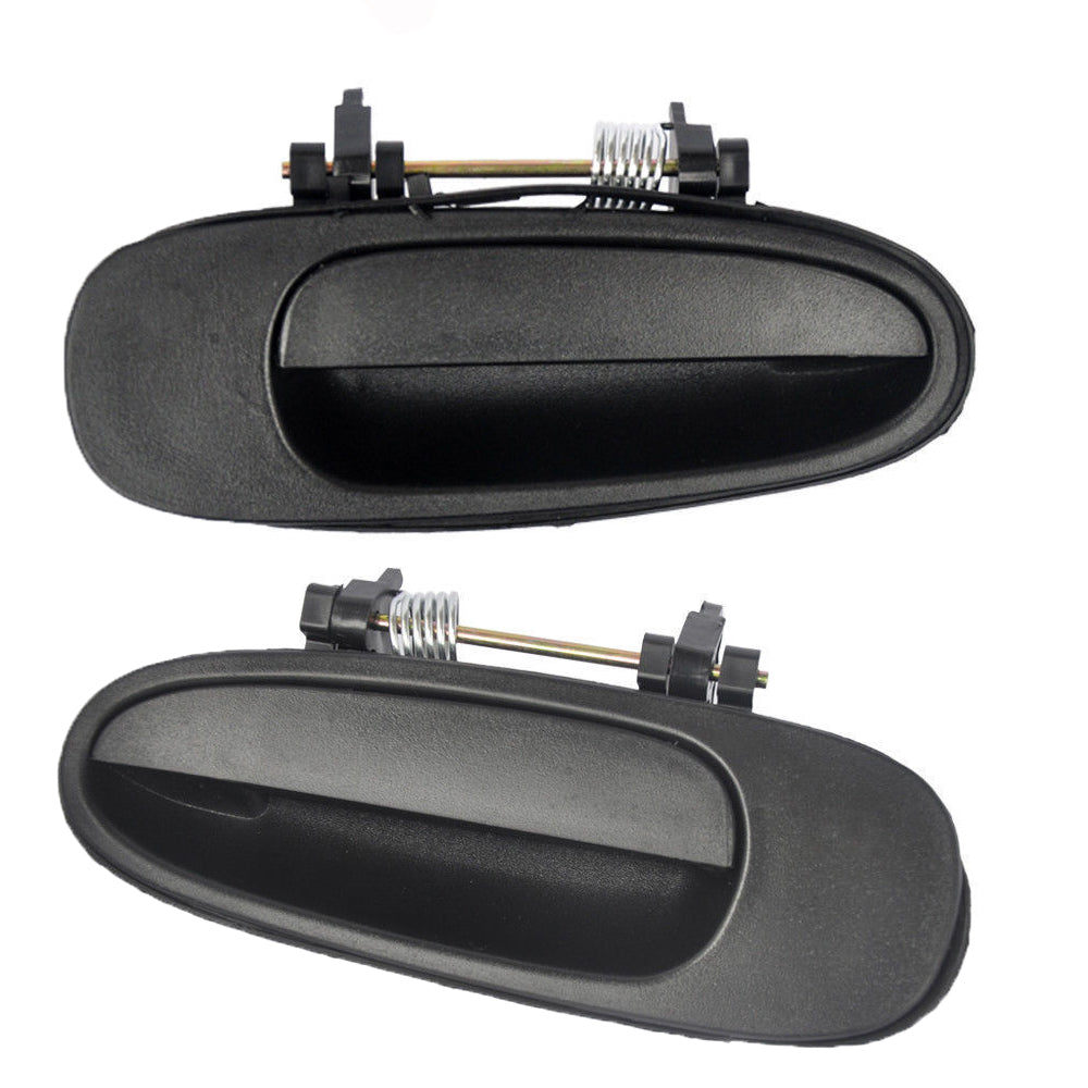 Exterior Door Handles for 1993-1997 Toyota Corolla Prizm Outer Front Rear Door Handle Outside Black-4 Pcs 69230-12140