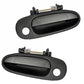 Exterior Door Handles for 1993-1997 Toyota Corolla Prizm Outer Front Rear Door Handle Outside Black-4 Pcs 69230-12140