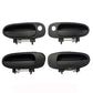 Exterior Door Handles for 1993-1997 Toyota Corolla Prizm Outer Front Rear Door Handle Outside Black-4 Pcs 69230-12140