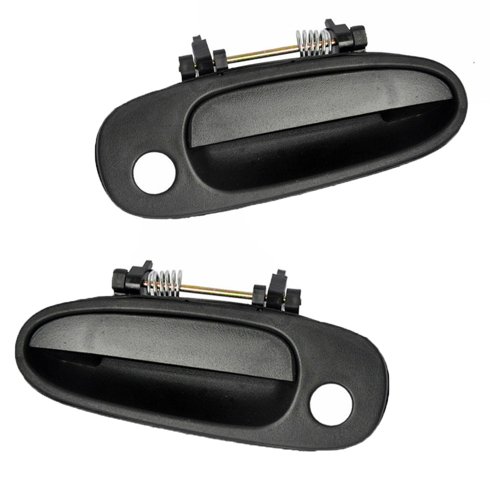 4pcs Exterior + 4pcs Interior Door Handles Fit 1993-1997 Geo Prizm, 1993-1997 Toyota Corolla Front/Rear Door Handle, 69230-12140
