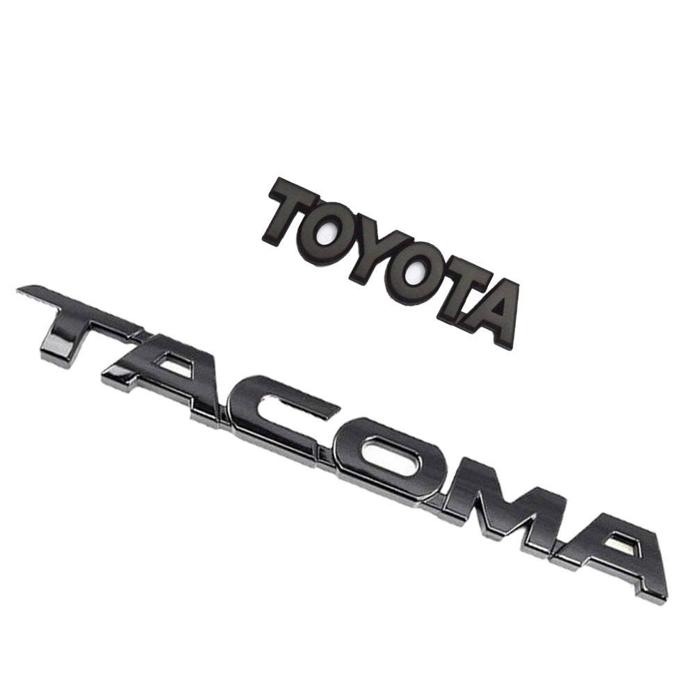 Toyota Tacoma Emblem kit Matte Black