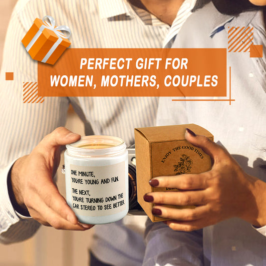 Funny Series Aromatherapy Car Candle | Premium Lavender Gift