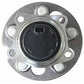 MOOG wheel hub assembly and bearing with sensor, yellow branded box, automotive replacement part.


