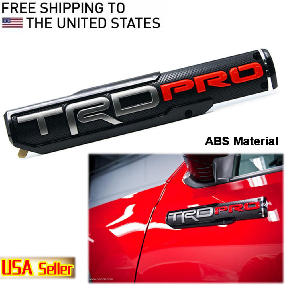 TRD PRO Door Emblem Badge - Toyota Tacoma Sticker Decal Accessory

