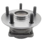 MOOG wheel hub assembly and bearing, yellow branded box, automotive replacement part.


