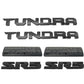 Toyota Tundra Emblem kit - Tundra Iforce5.7 V8 SR5 Matte Black