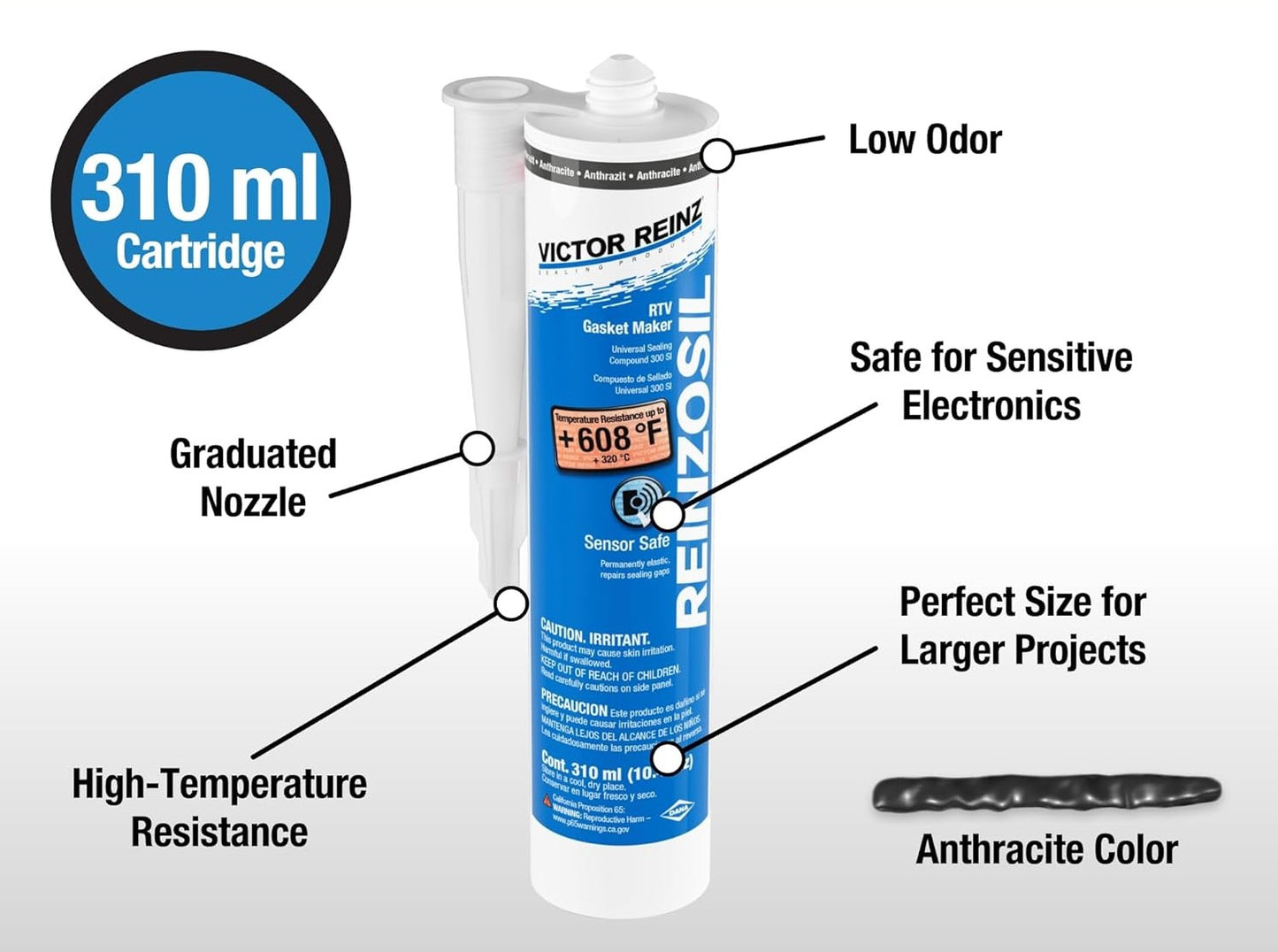 Victor Reinz 70-31414-40 Reinzosil RTV Silicone
