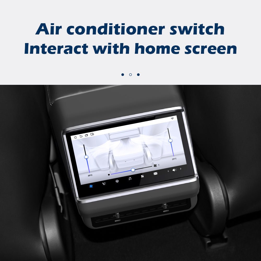 7.5" Tesla Model 3 & Y Rear Entertainment Display With Enlarged Air Outlet (Version 3)