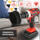 Heavy Duty 3PC Drill Brush Set | Power Scrubber For Tile &