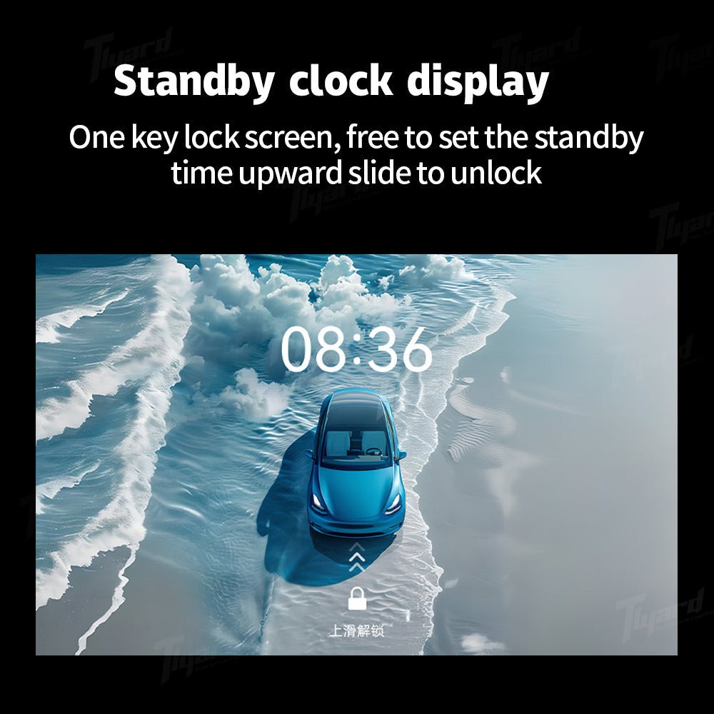 8 - inch Full HD 4G Android Rear Entertainment Display for Tesla Model 3/Y Multi - function Control Smart Rear Seat Entertainment System | Tlyard