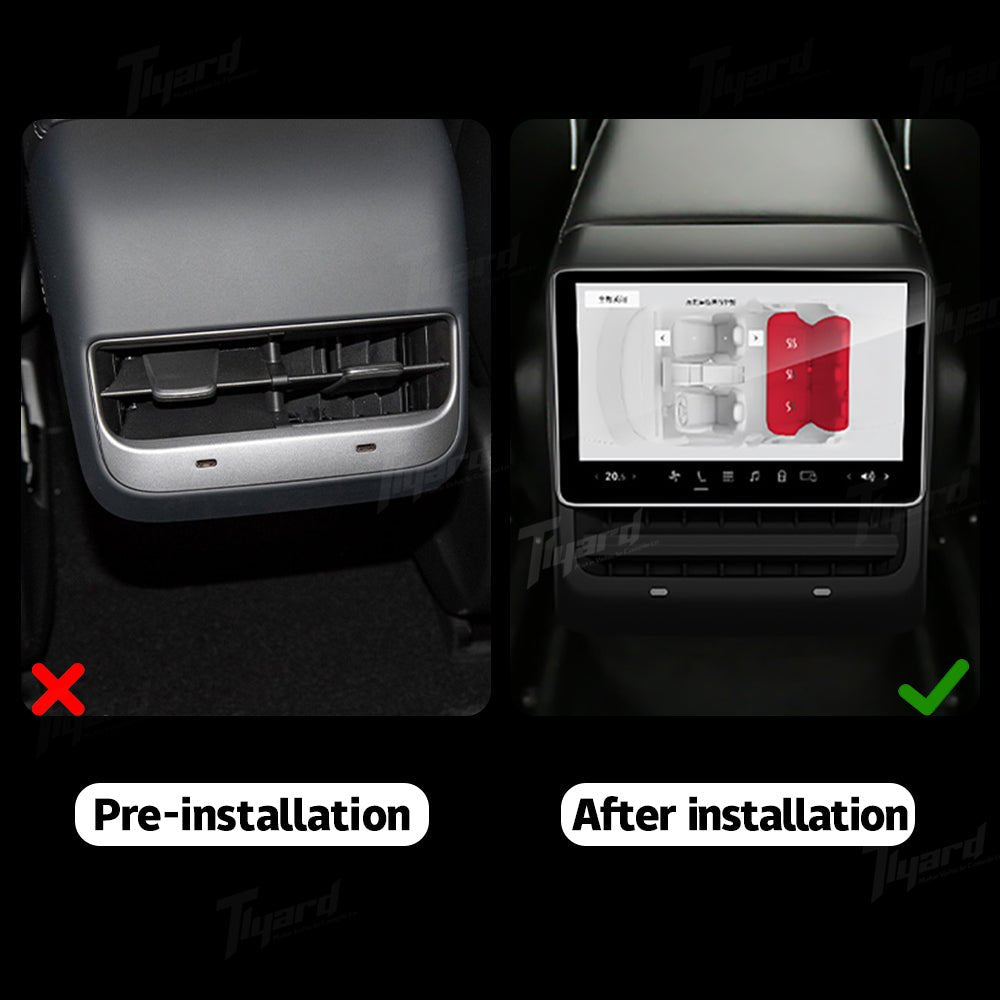 8 - inch Full HD 4G Android Rear Entertainment Display for Tesla Model 3/Y Multi - function Control Smart Rear Seat Entertainment System | Tlyard