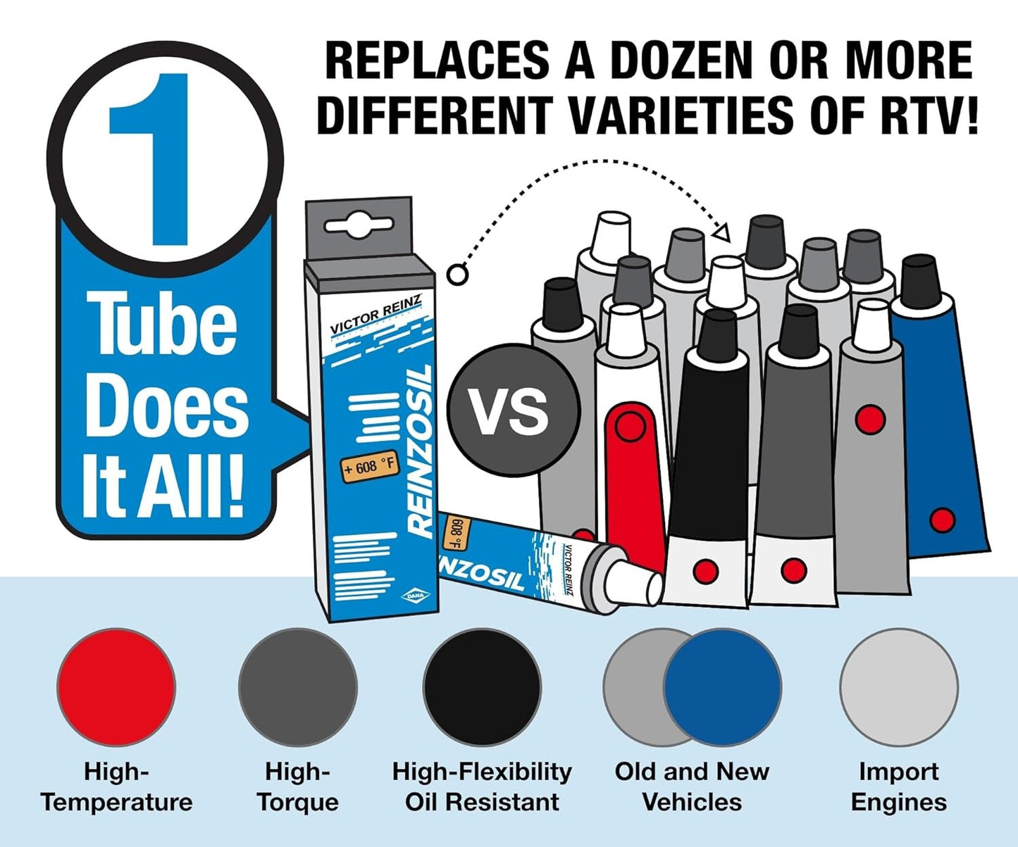 Victor Reinz 70-31414-40 Reinzosil RTV Silicone