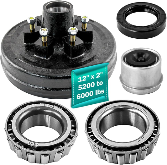 Trailer 6 on 5.5" Hub Drum Kits for 5200-6000 lbs axle