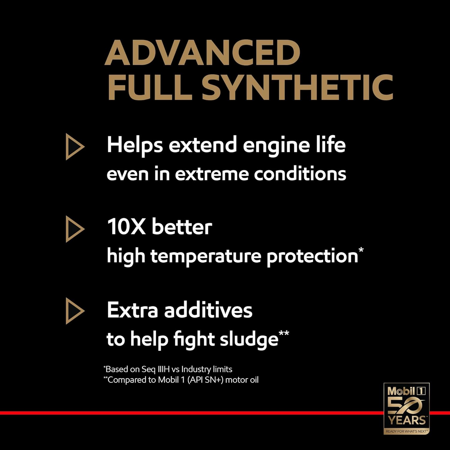 Mobil 1 5W-30 Full Synthetic Motor Oil (5 Quart) | Advanced Engine Care