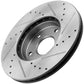 259mm Rear Drilled Slotted Disc Brake Rotors For CT200H Pontiac Vibe Matrix