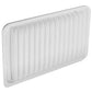 REPCOAUTO AF5649 engine air filter with pleated media, 3-warranty coverage, free shipping promotional packaging.

