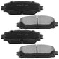 255mm Front E-Coating Brake Rotors + Brake Pads For Toyota Prius Prius Plug-In