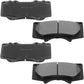 Front Black Brake Rotors + ceramic Brake Pads For Lexus GX460 Toyota 4Runner New