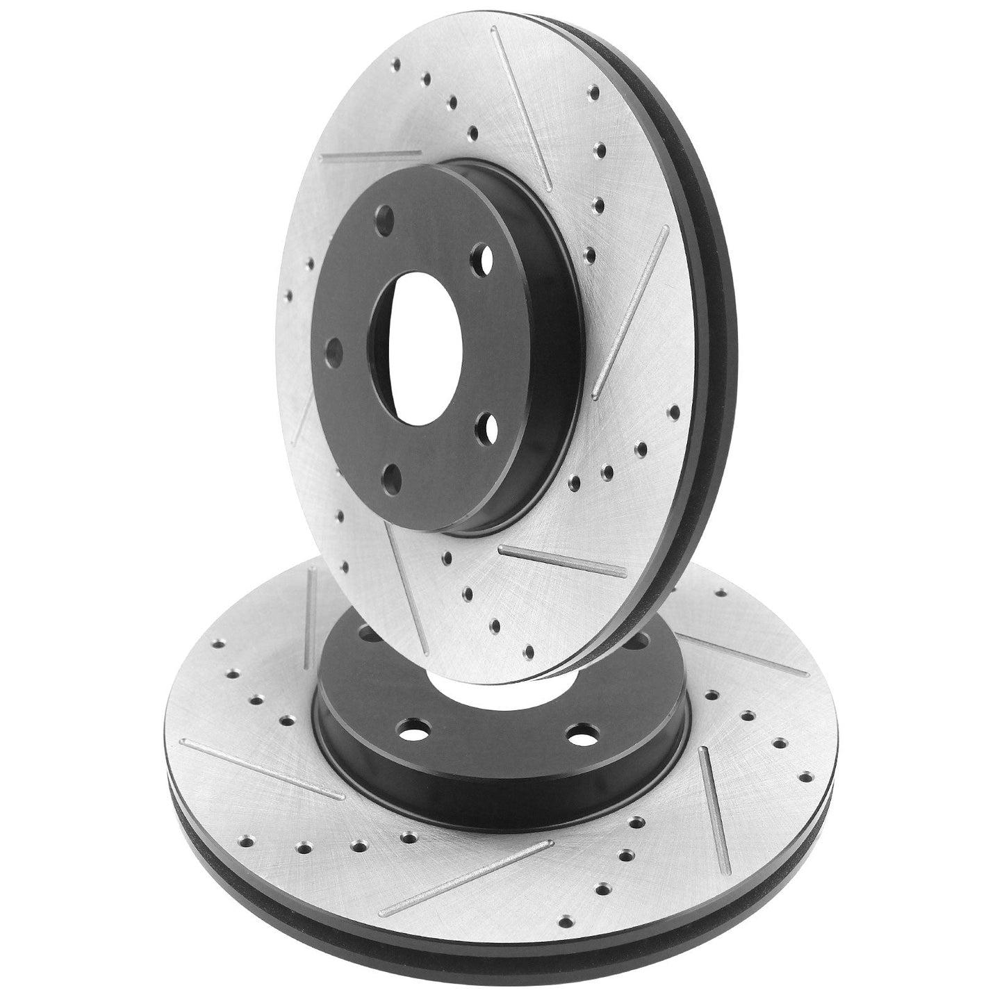 259mm Rear Drilled Slotted Disc Brake Rotors For CT200H Pontiac Vibe Matrix