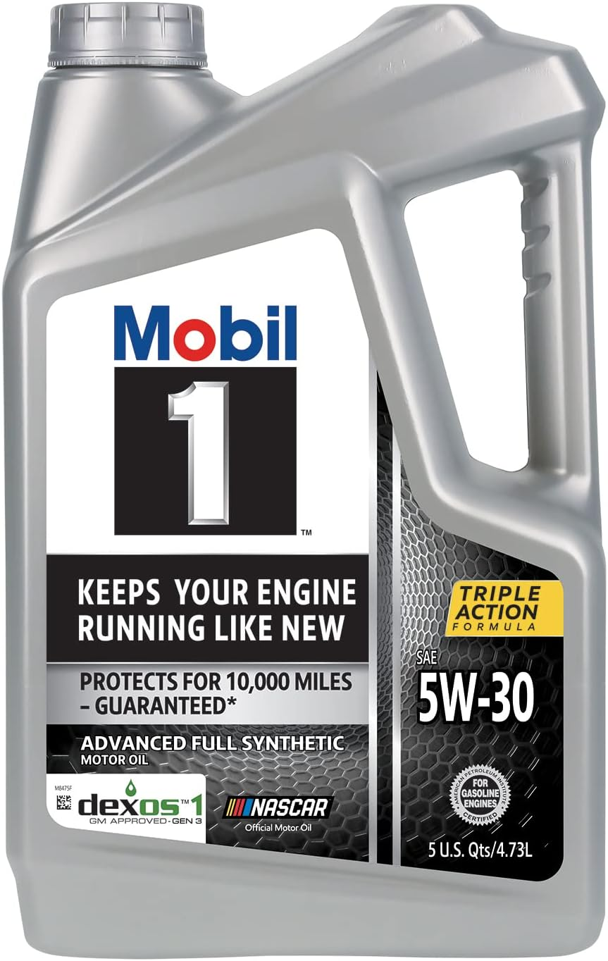 Mobil 1 5W-30 Full Synthetic Motor Oil (5 Quart) | Advanced Engine Care