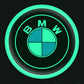 Vehicle emblem sticker Night glow 2 pcs