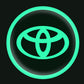 Vehicle emblem sticker Night glow 2 pcs