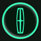 Vehicle emblem sticker Night glow 2 pcs