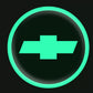 Vehicle emblem sticker Night glow 2 pcs