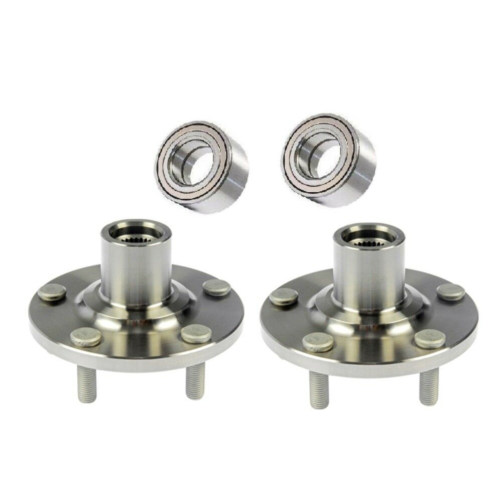 Front Wheel Bearing Fit Toyota 2004-2017 Camry, 2001-2007 Toyota Highlander, 2004-2008 Toyota Solara Wheel Hub w/5 Lugs AWD, 930 401 510063 (2 Pack)