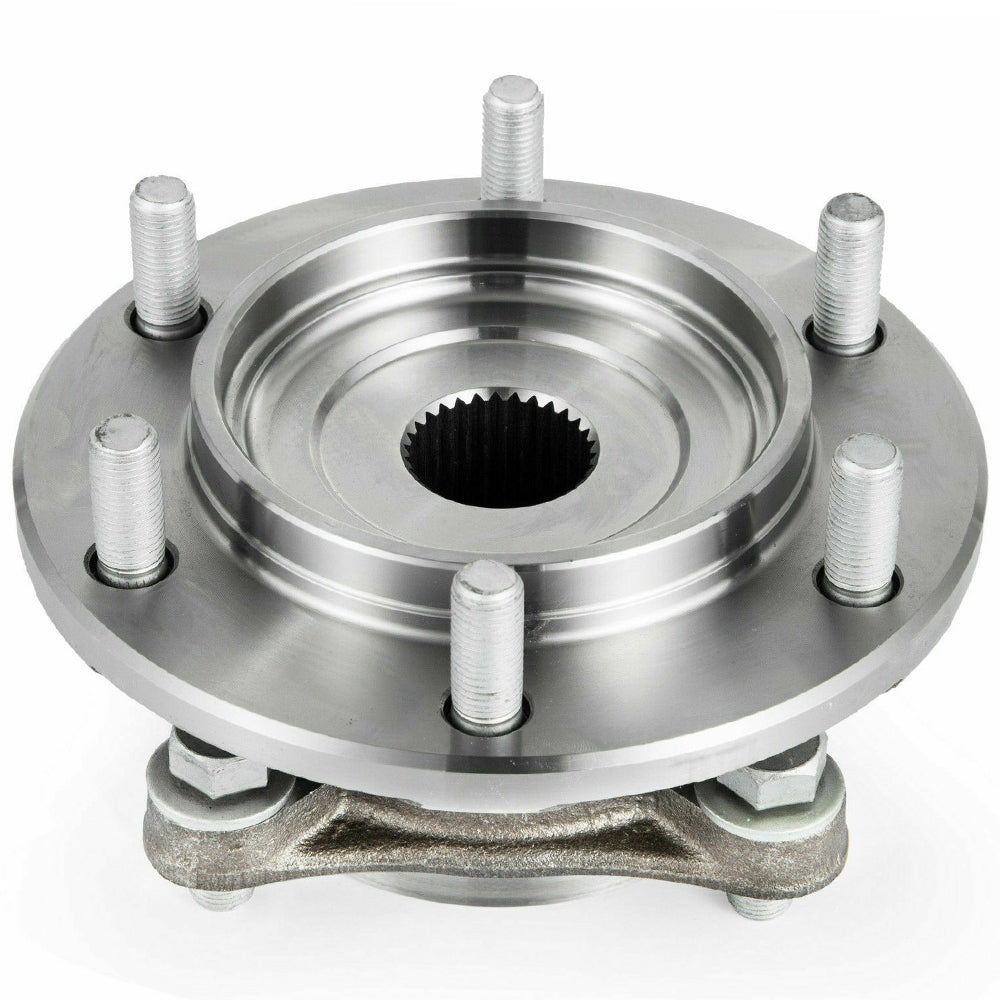 MotorbyMotor Front Wheel Bearing and Hub Assembly with 6 Lugs Fits for Lexus GX460 GX470,Toyota 4Runner FJ Cruiser Tacoma Low-Runout OE Directly Replacement Hub Bearing-2 Pack