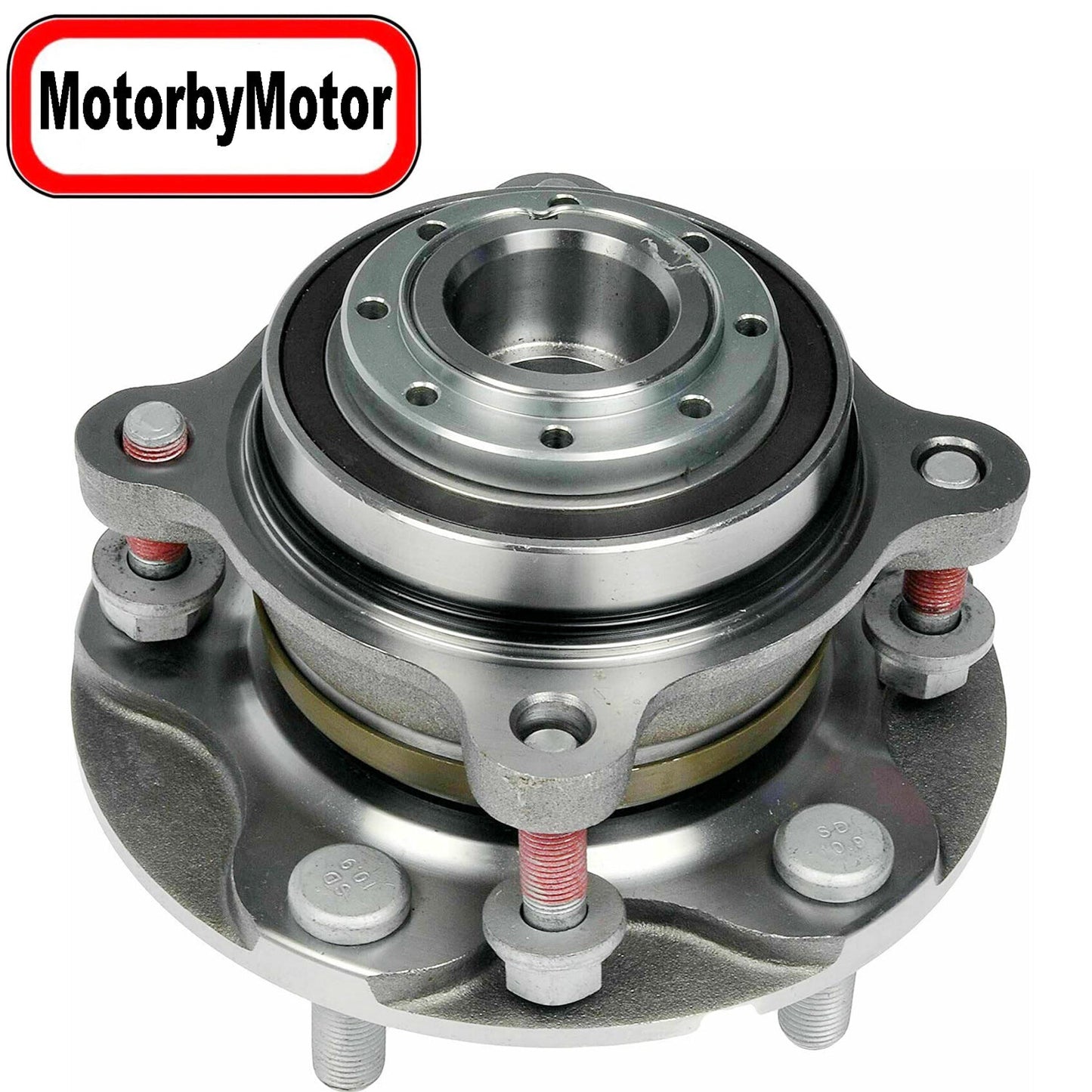 MotorbyMotor Front Wheel Bearing for Toyota Sequoia, Toyota Tundra-w/5 Lugs, 2WD RWD-950-006