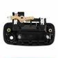 Toyota Tacoma Front Left Door Handle - Black & Chrome Exterior Driver Side

