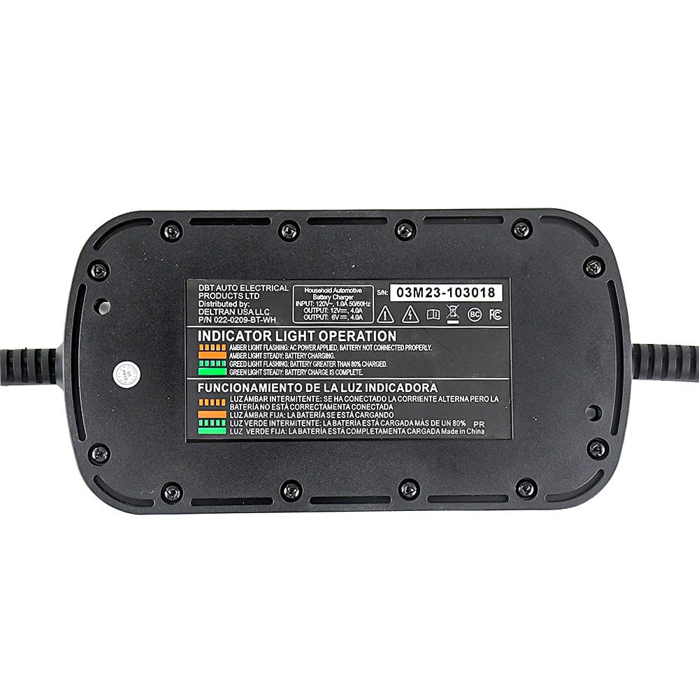 Battery Tender 4 Amp Fully Automatic Charger for Car, Truck, Motorcycle, ATV Battery