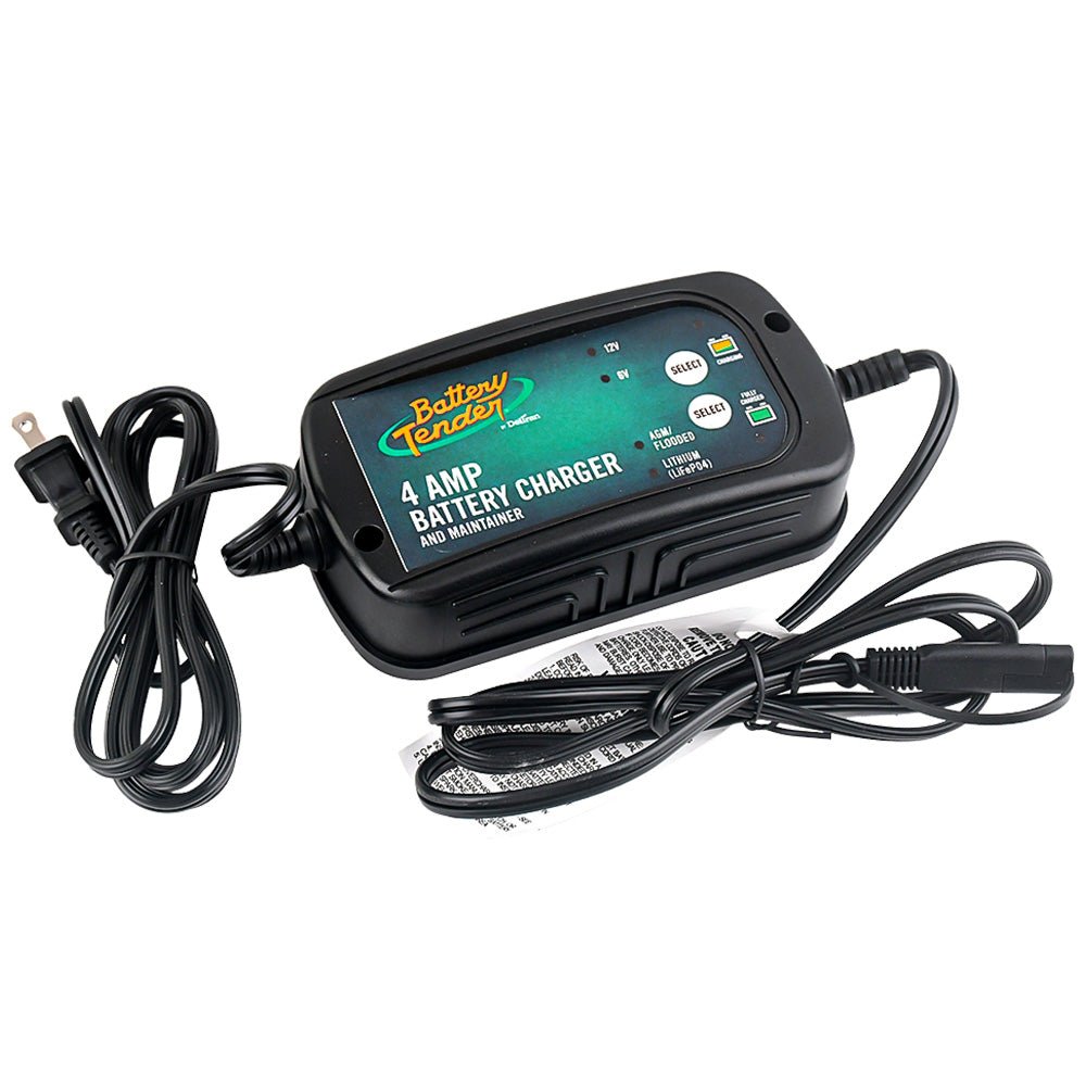 Battery Tender 4 Amp Fully Automatic Charger for Car, Truck, Motorcycle, ATV Battery