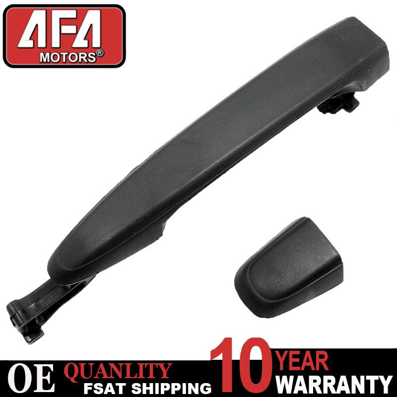 Black Exterior Outside Door Handle Rear For 2004 - 2010 Toyota