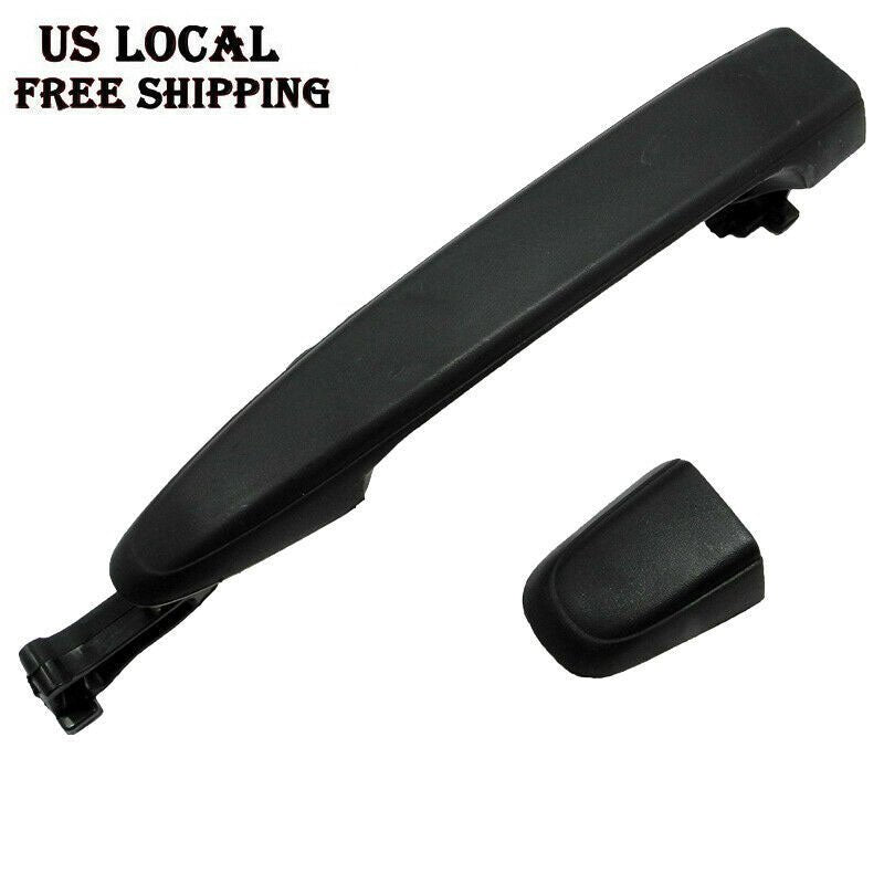 Black Exterior Outside Door Handle Rear For 2004 - 2010 Toyota