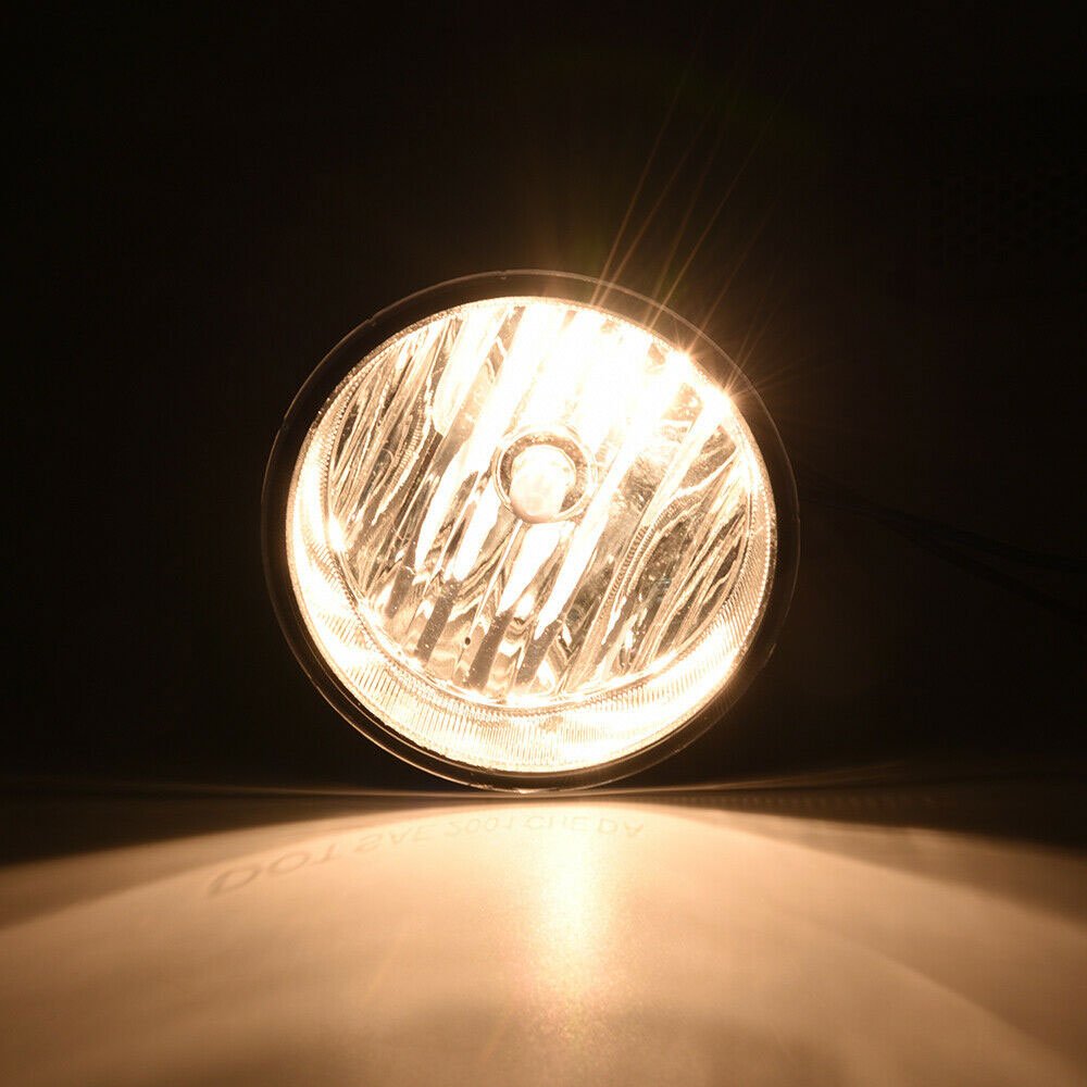 Bumper Fog Lights Driving Lamps + Bulbs Complete Kit For