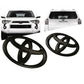 Toyota 4Runner Emblem Front Rear Kit