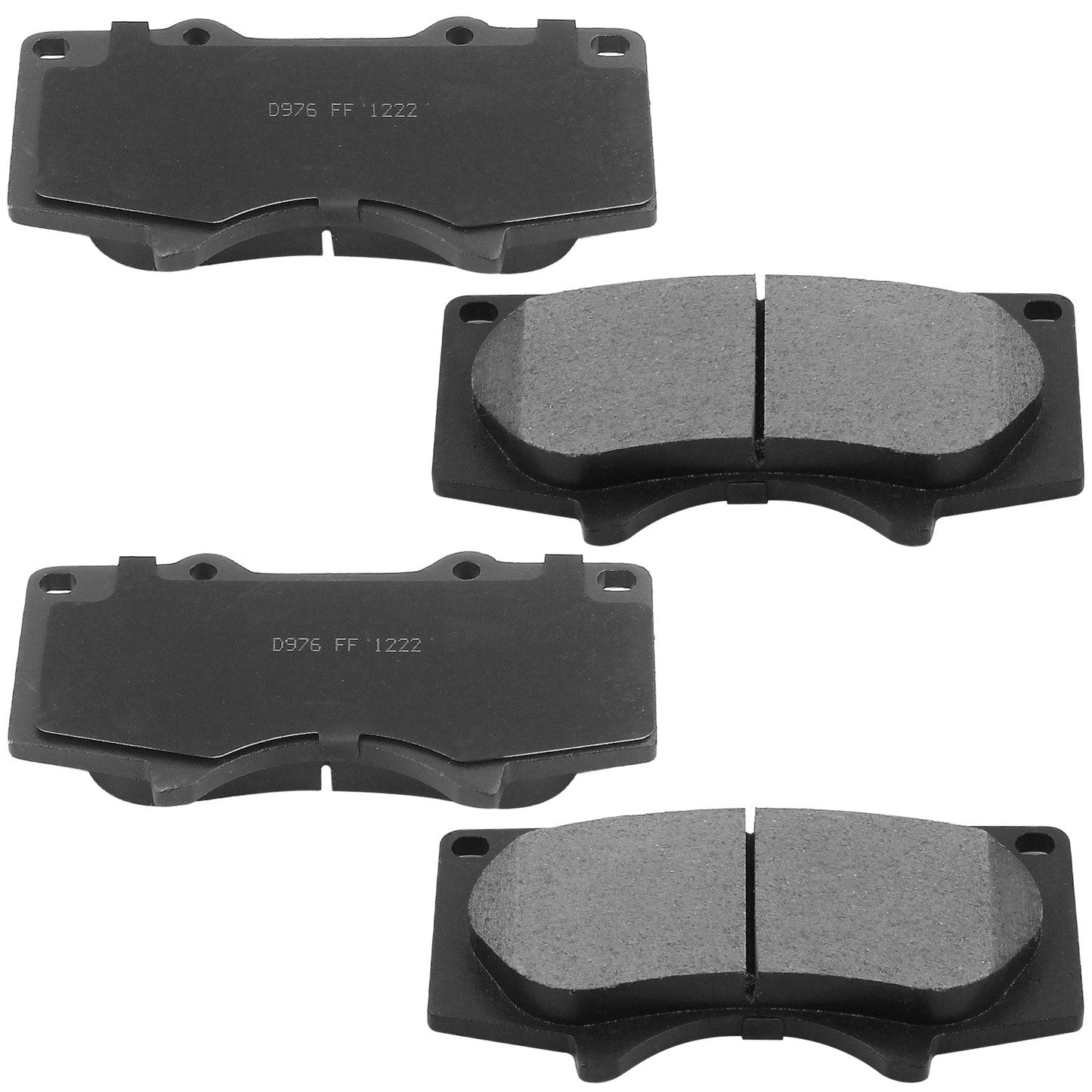 Front Brake Rotors and Ceramic Pads for 2005 - 2020 Toyota Tacoma FJ Cruiser