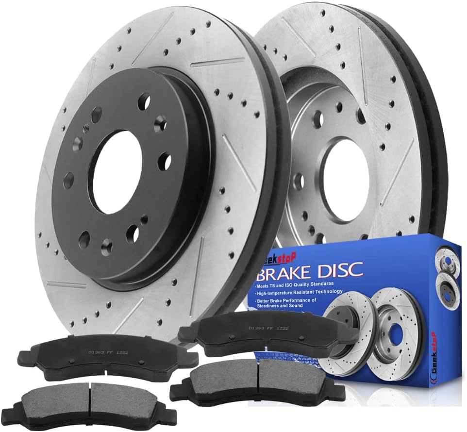 Cadillac Escalade Brake Rotor Kits 2008–2020 – Front and Rear BRF12066057BK - D1363
