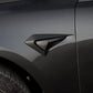 Carbon Fiber Coated Camera Frame Decoration For 2017 - 2023 Model 3
